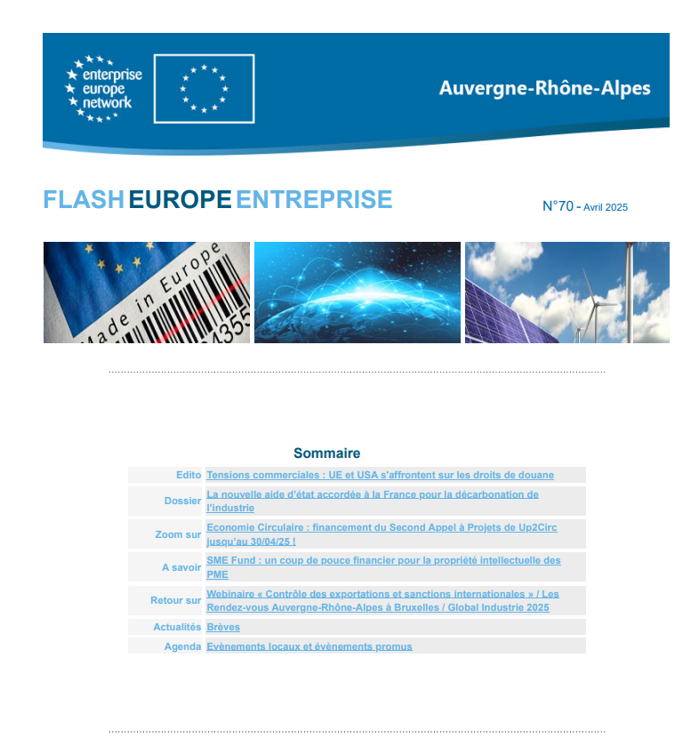 Newsletter N70 Premiere page