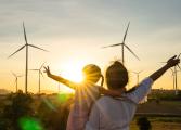 windmill sunstainability sunset