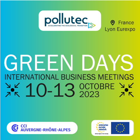 Encart Green Days édition 2023 du 10 au 13 octobre